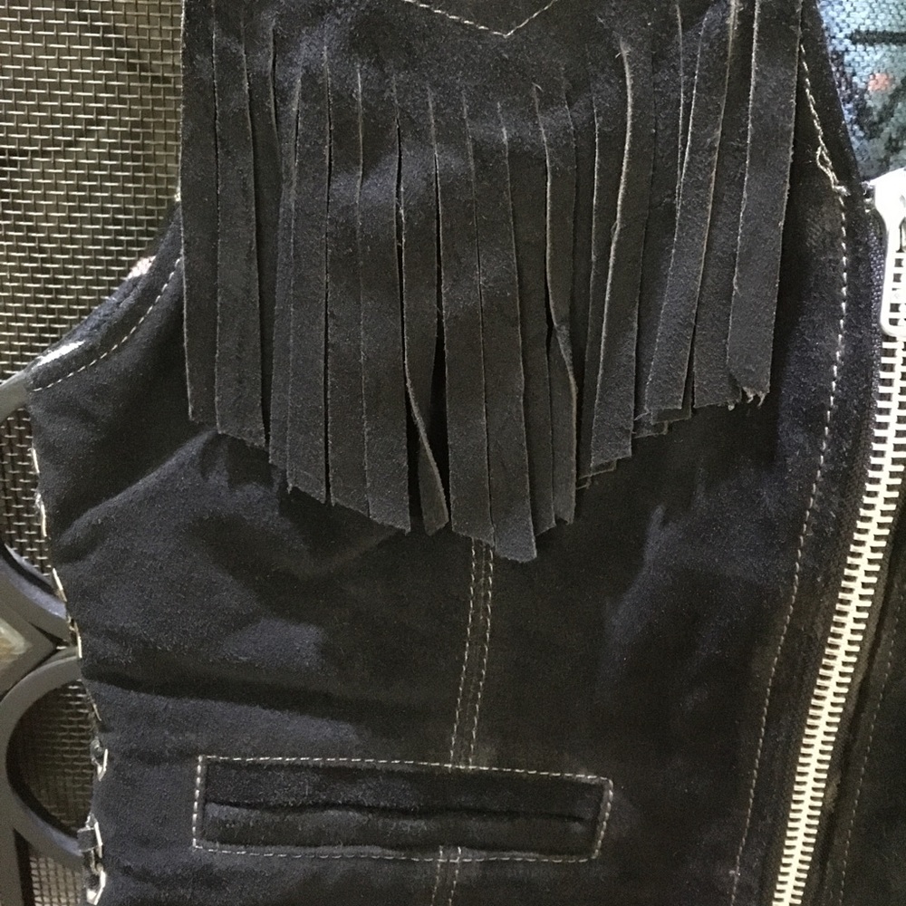 Vintage like new HARLEY DAVIDSON fitted vest small - Picture 2 of 7